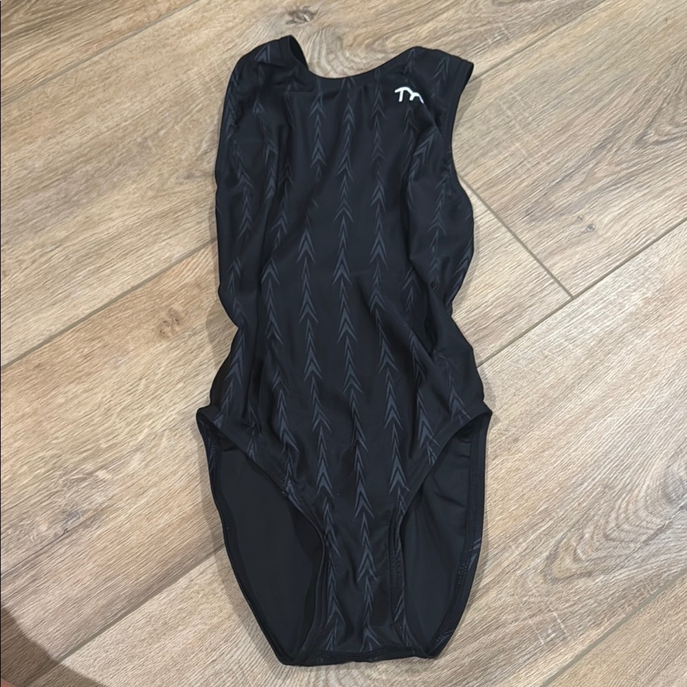 TYR Kids Black One Piece Swimsuit